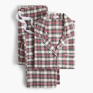 J. Crew Plaid Flannel Pajama Set